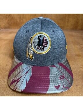 Washington Redskins New Era 9Fifty NFL Snapback Hat Cap Gray Metallic Silver